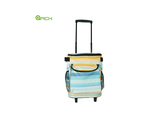 Τροχοφόρος πιό δροσερή τσάντα με μια μπροστινή τσέπη και τις δίπλευρες τσέπες